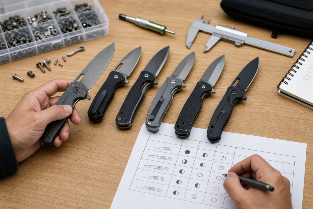 How Should Buyers Evaluate EDC Pocket Knife Lock Types for OEM/ODM Projects buyer guide visual