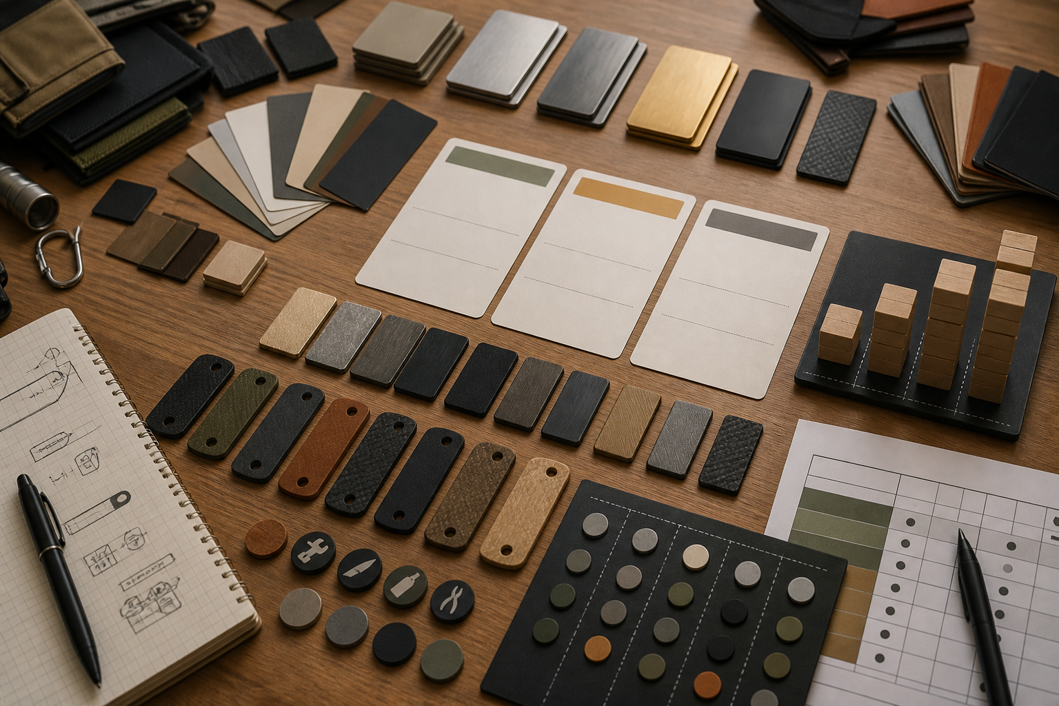 EDC materials and price tier planning EDC materials and price tier planning