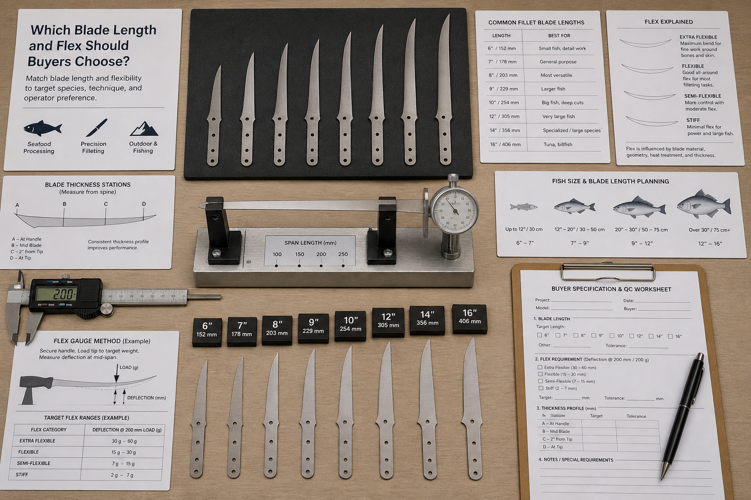 fillet knife blade flex specification