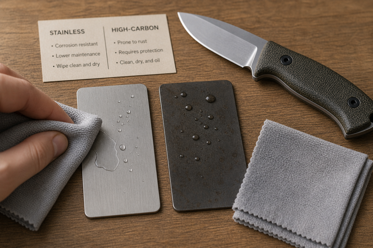 fixed blade knife finishes maintenance comparison fixed blade knife finishes maintenance comparison