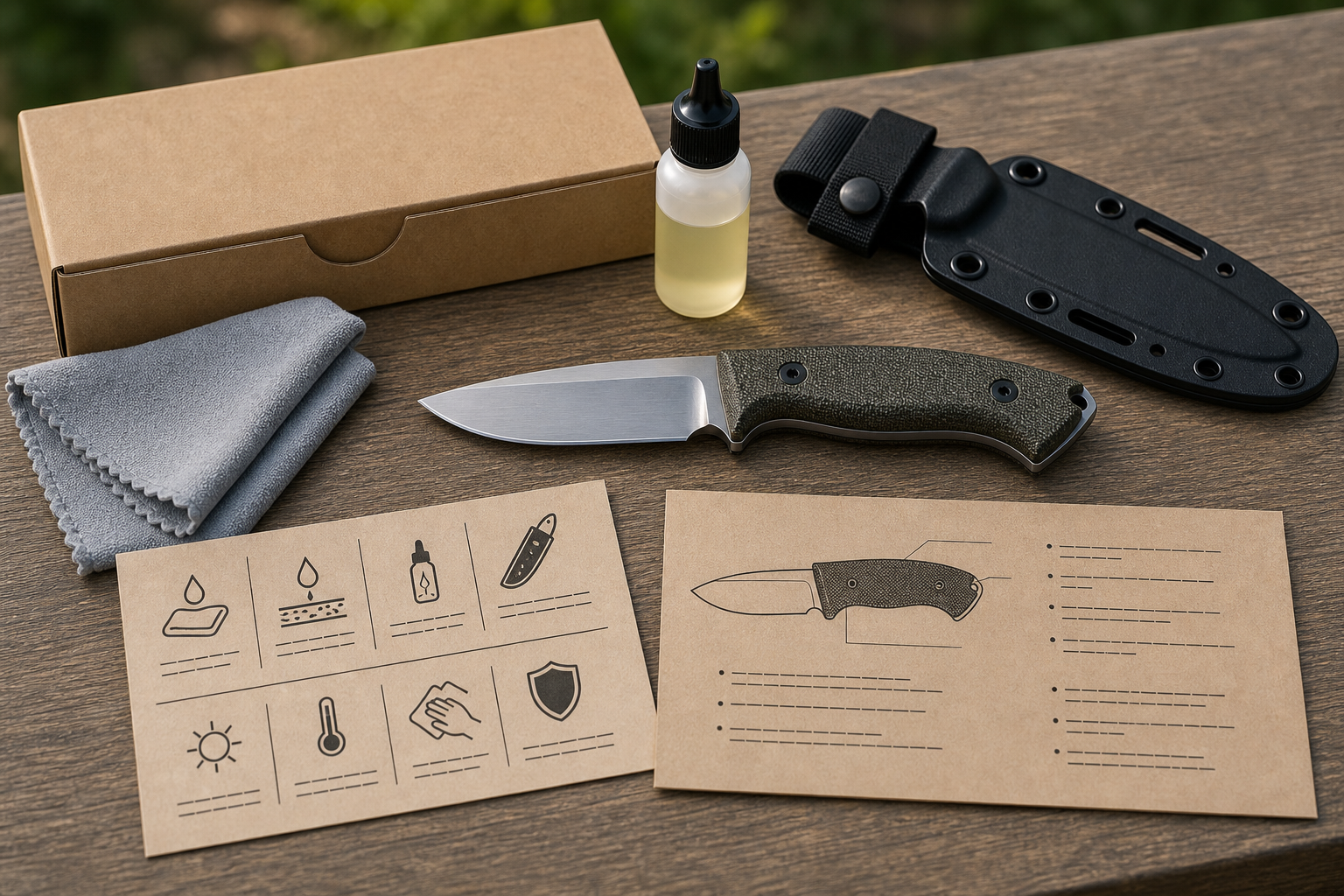 fixed blade knife maintenance QC checks fixed blade knife maintenance QC checks