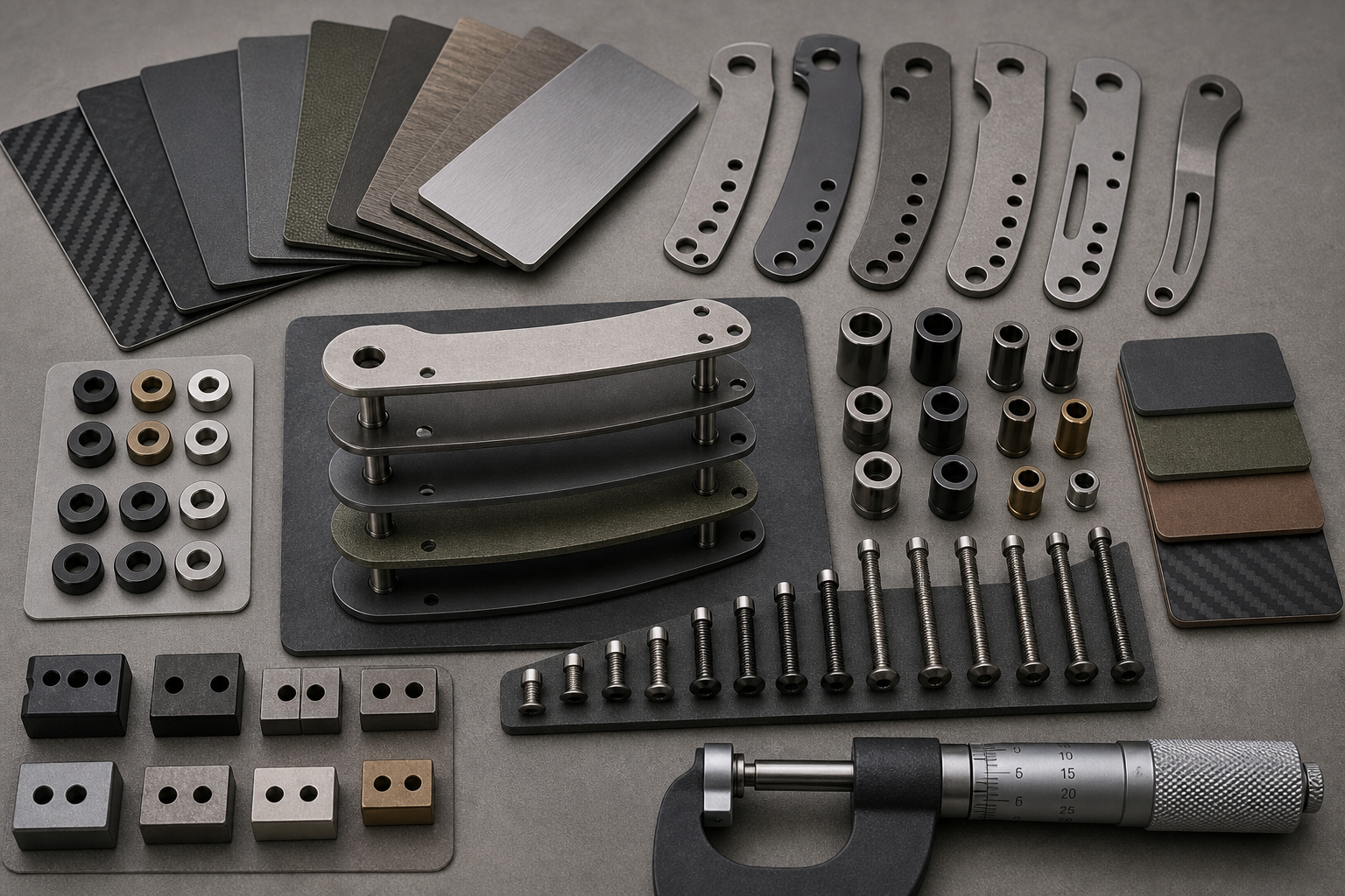 folding knife handle stack and hardware inspection folding knife handle stack and hardware inspection