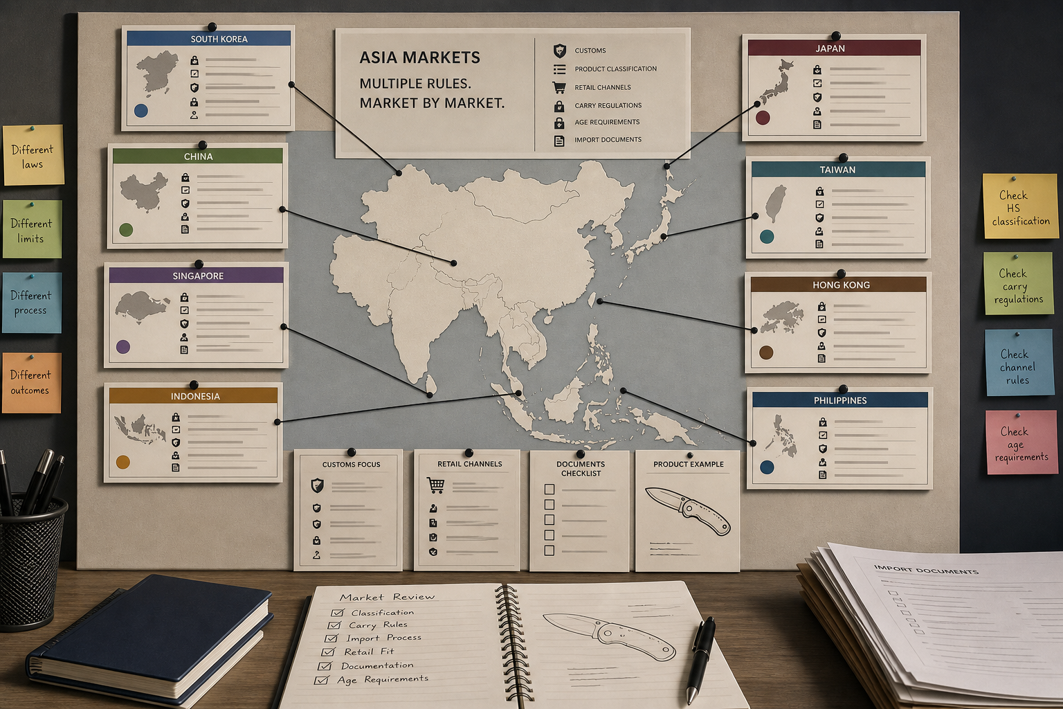 asian folding knife market compliance map asian folding knife market compliance map