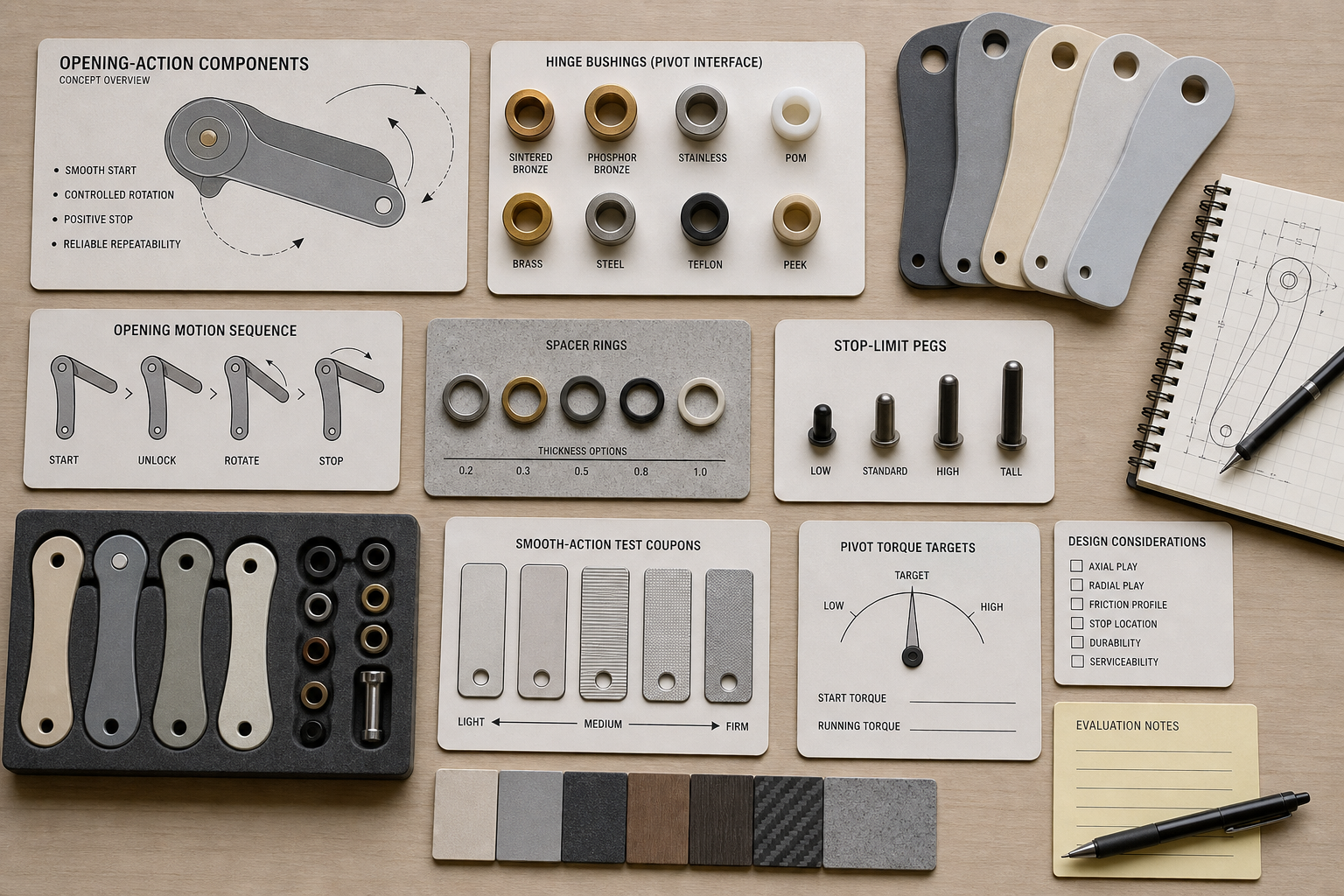 folding knife opening action parts