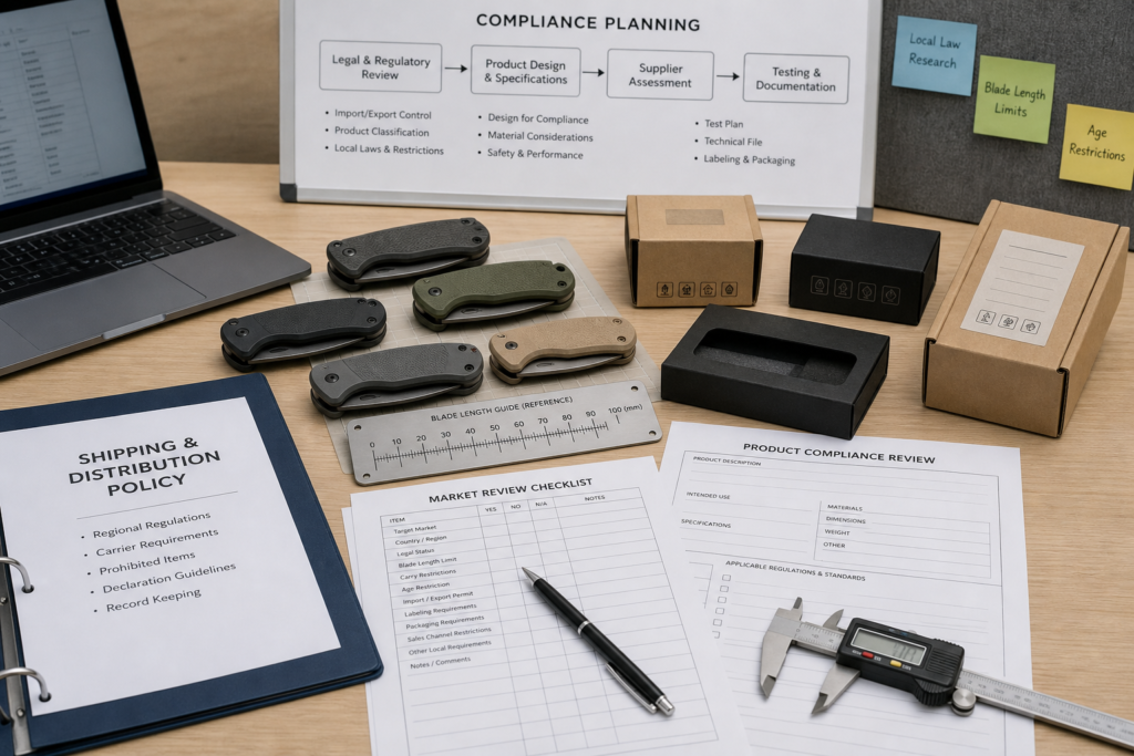 How Should Buyers Address Folding Knife Possession and Use Rules in OEM/ODM Projects buyer guide visual