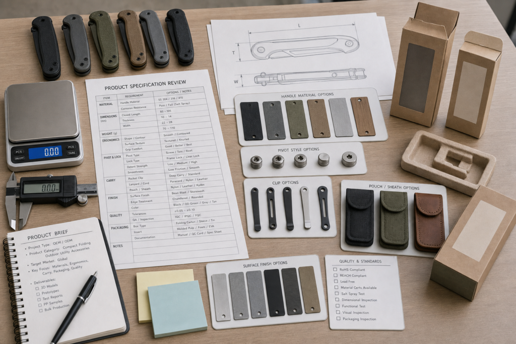How Should Buyers Choose the Right Folding Pocket Knife Specification for OEM/ODM Projects buyer guide visual