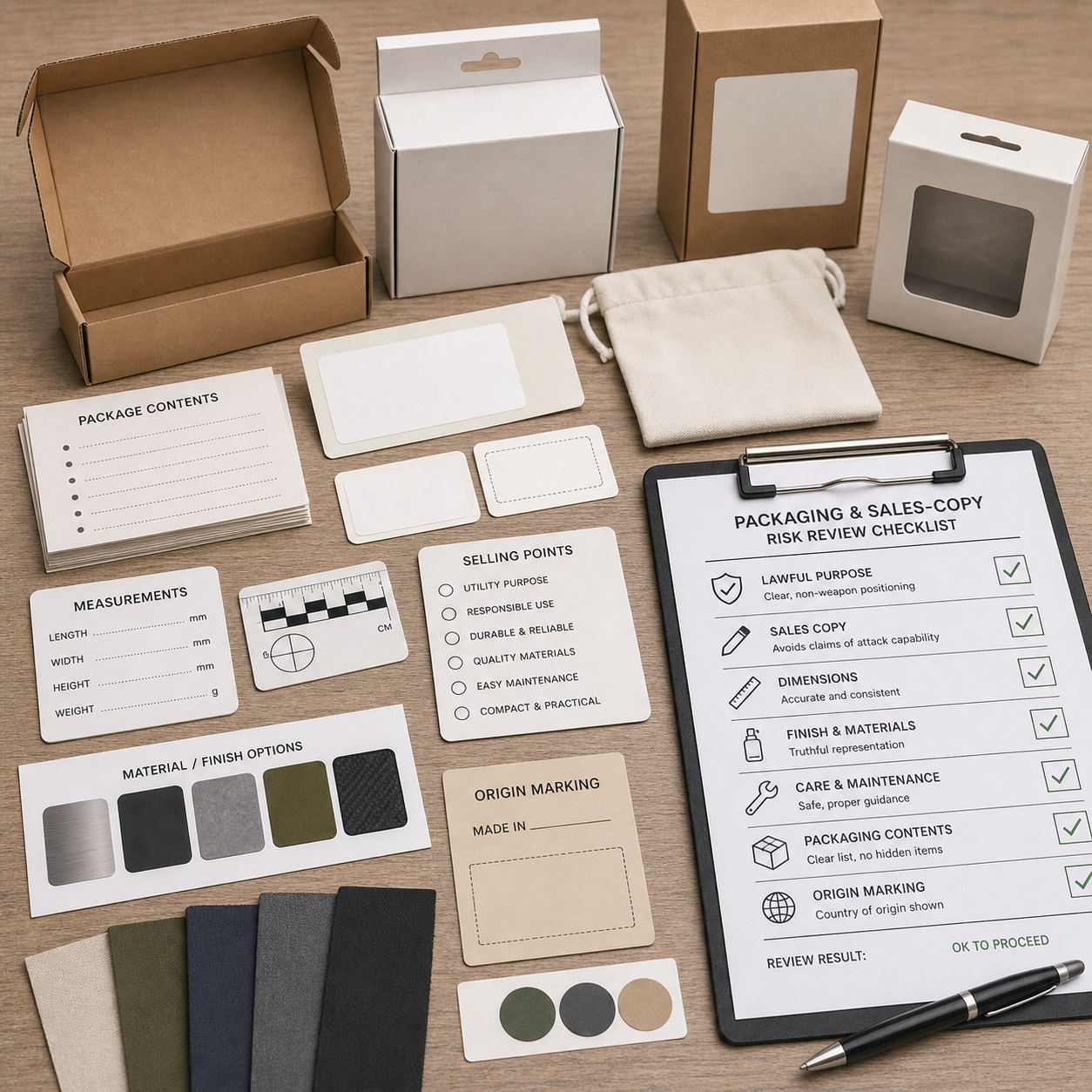 knife packaging and sales copy risk review knife packaging and sales copy risk review