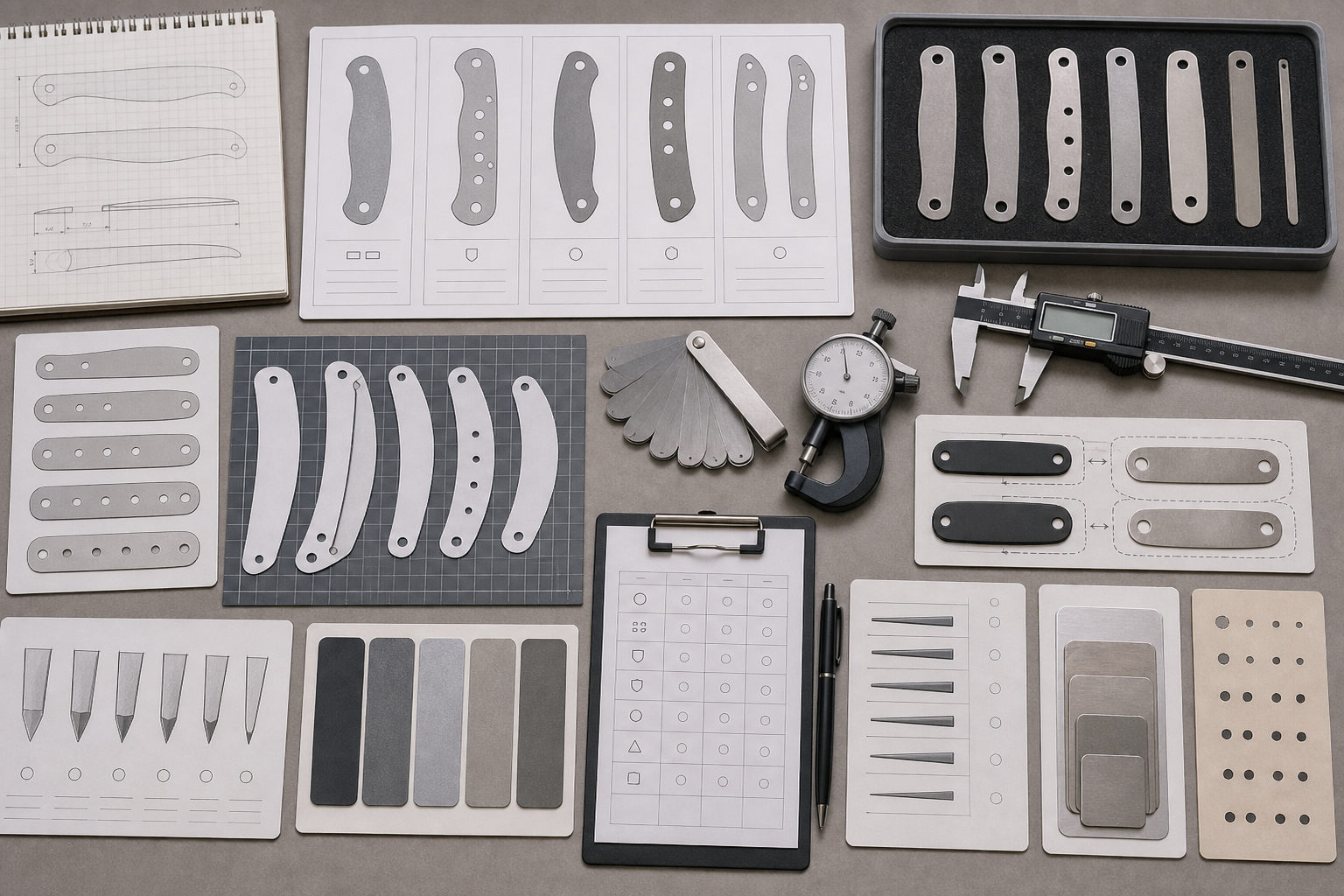 hunting knife blade shape selection