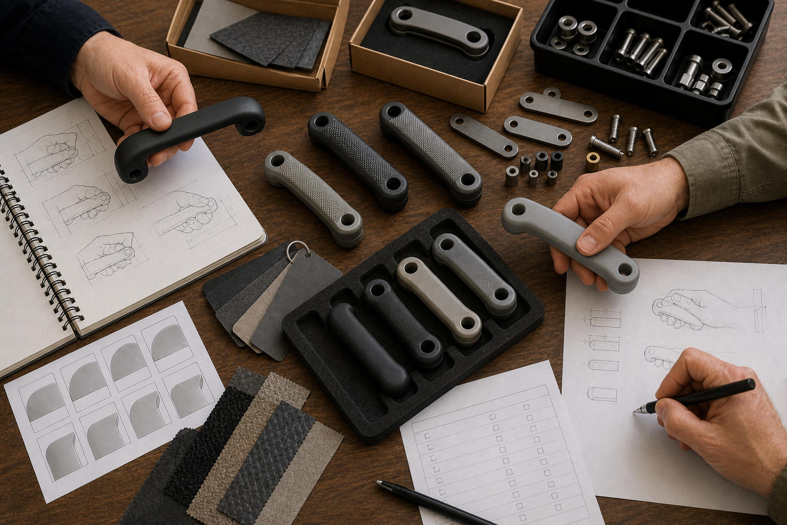 hunting knife handle ergonomics selection