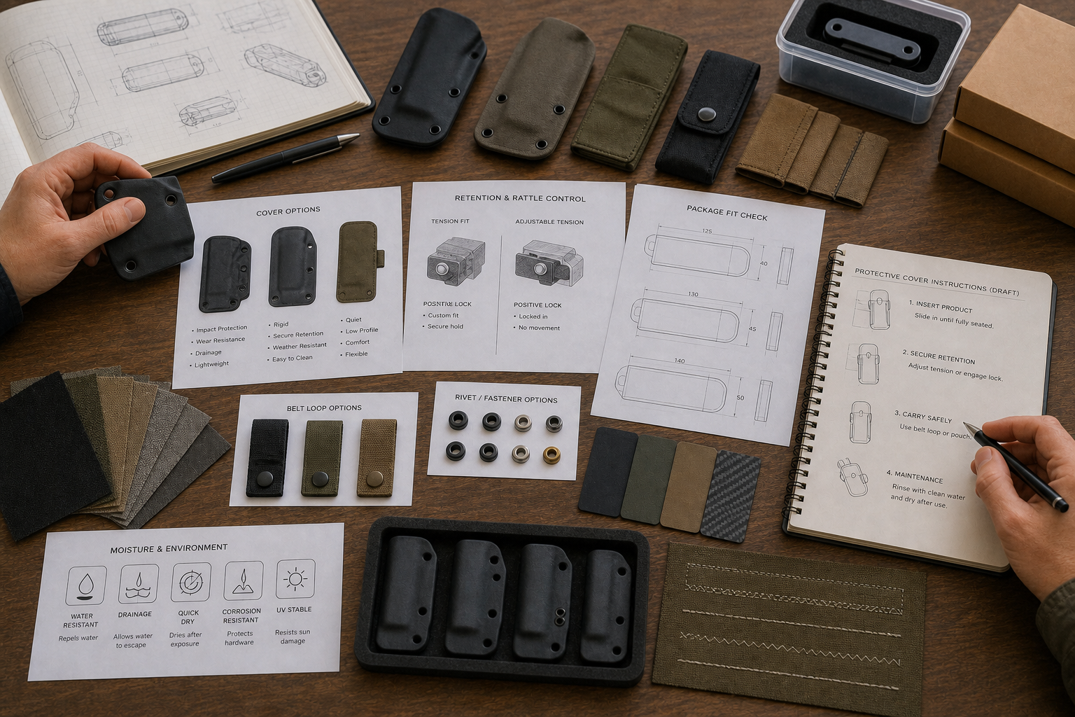 hunting knife sheath and carry method selection