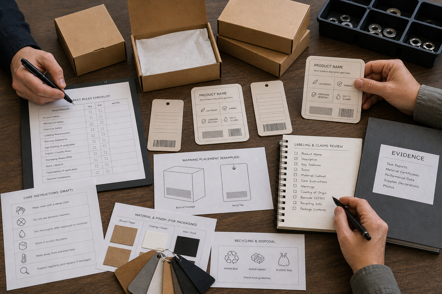 hunting knife packaging labeling claim review