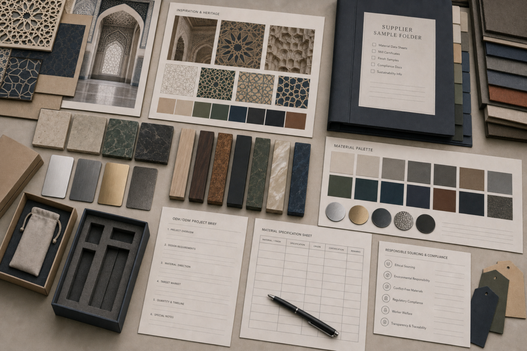 How Should Buyers Use Islamic-Inspired Material Heritage In OEM/ODM Knife Projects? product planning image