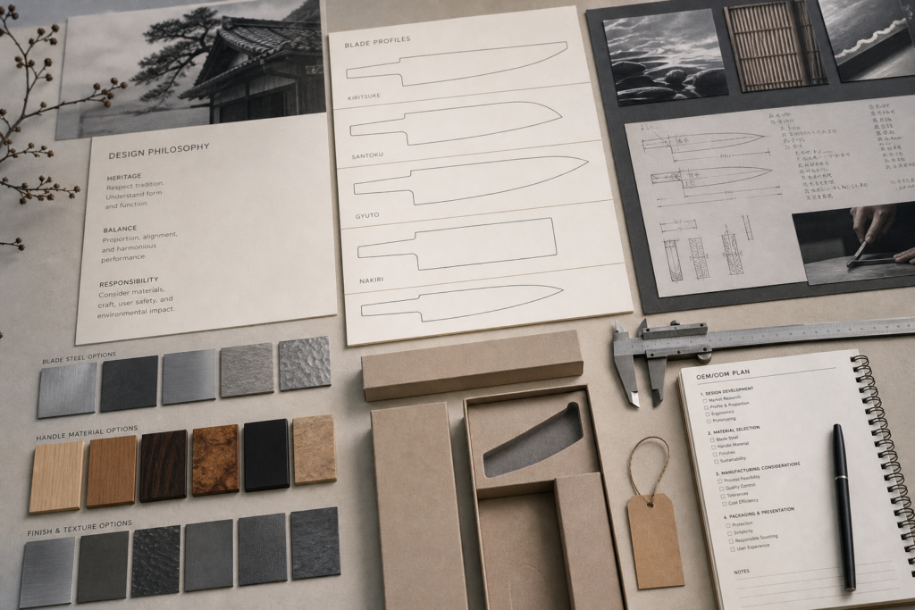 How Can Buyers Develop Japanese-Inspired Heritage Blade Lines For OEM/ODM Knife Markets? product planning image