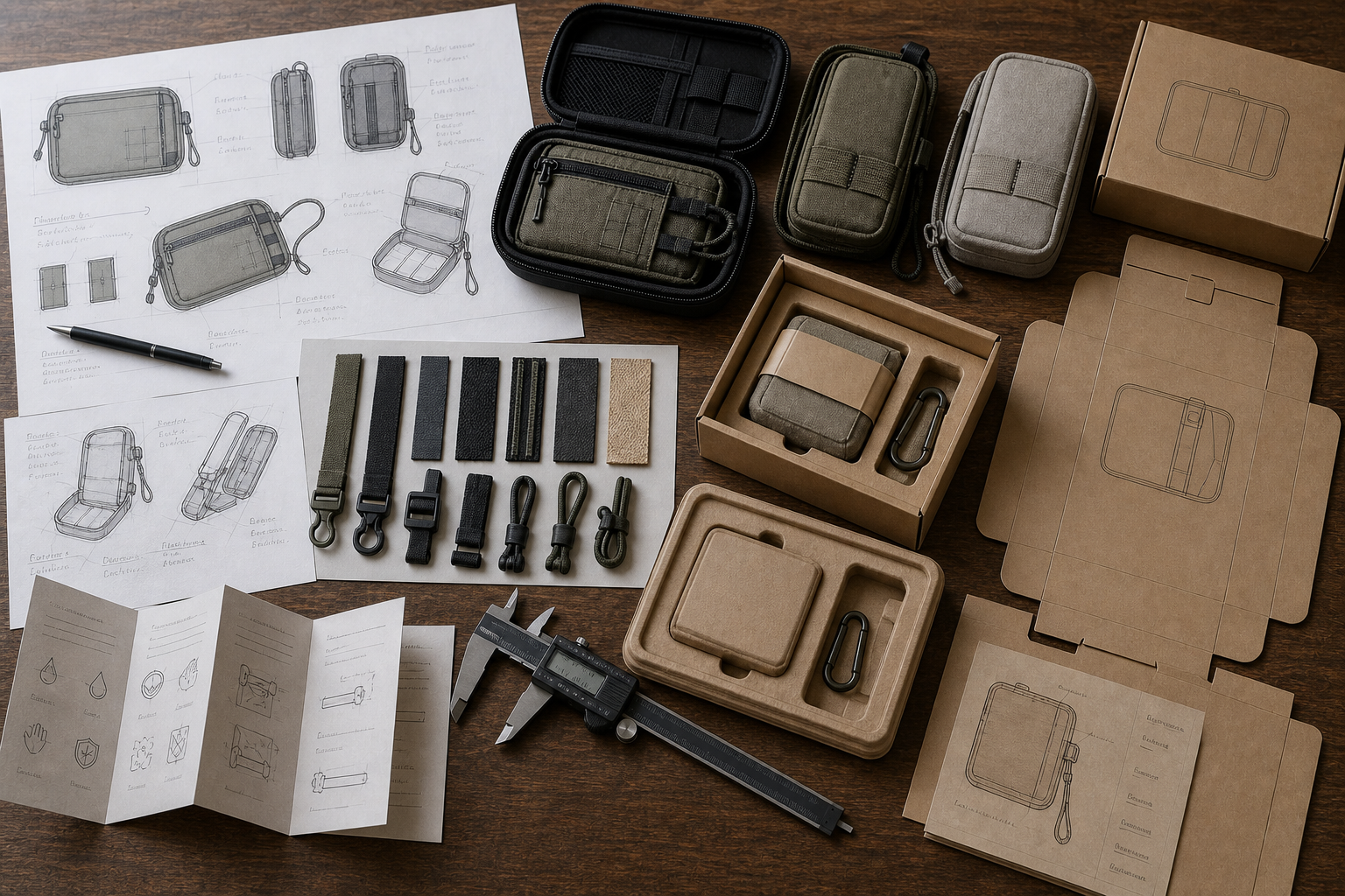 Japanese-style outdoor knife sheath packaging