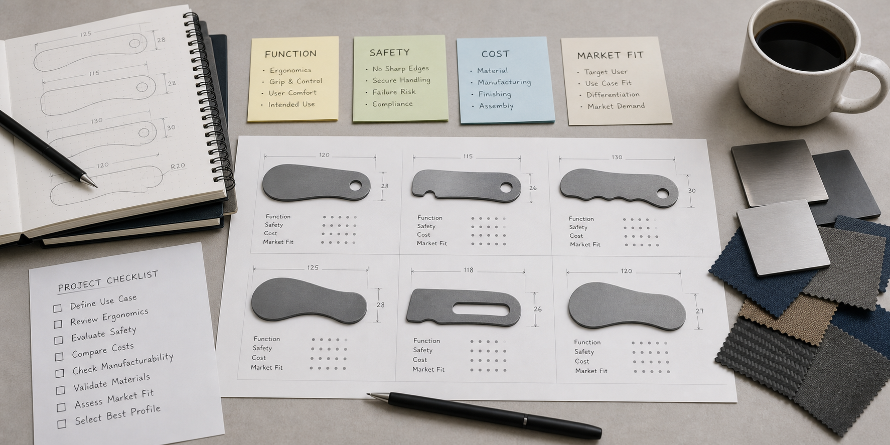 knife blade shape planning before sampling knife blade shape planning before sampling