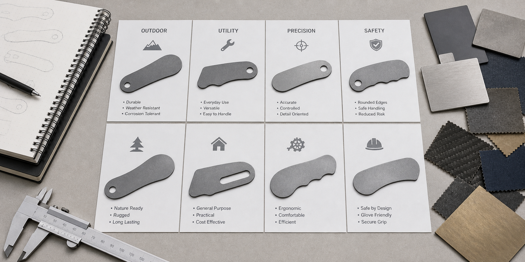 matching blade shape to target use matching blade shape to target use