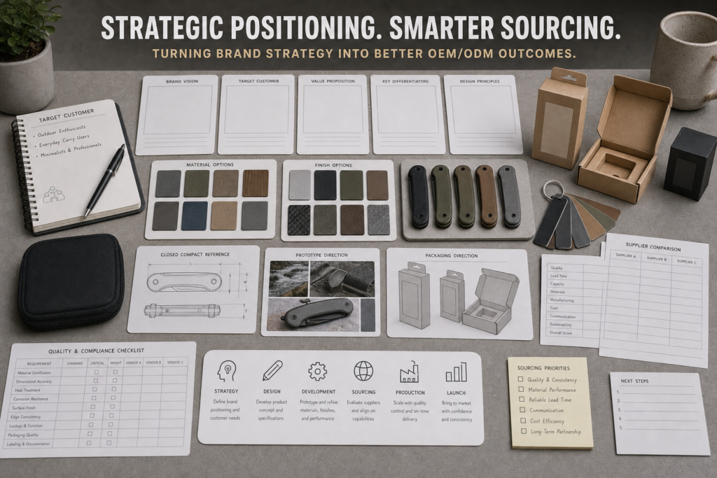 How Should Knife Buyers Turn Brand Positioning Into Better OEM/ODM Sourcing buyer guide visual