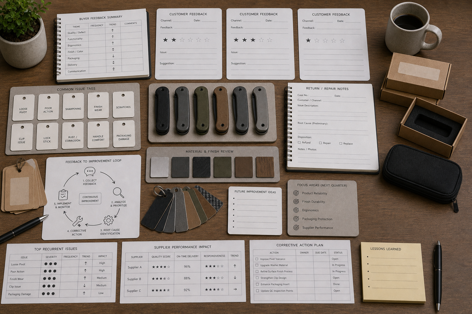 knife brand feedback complaint improvement process knife brand feedback complaint improvement process
