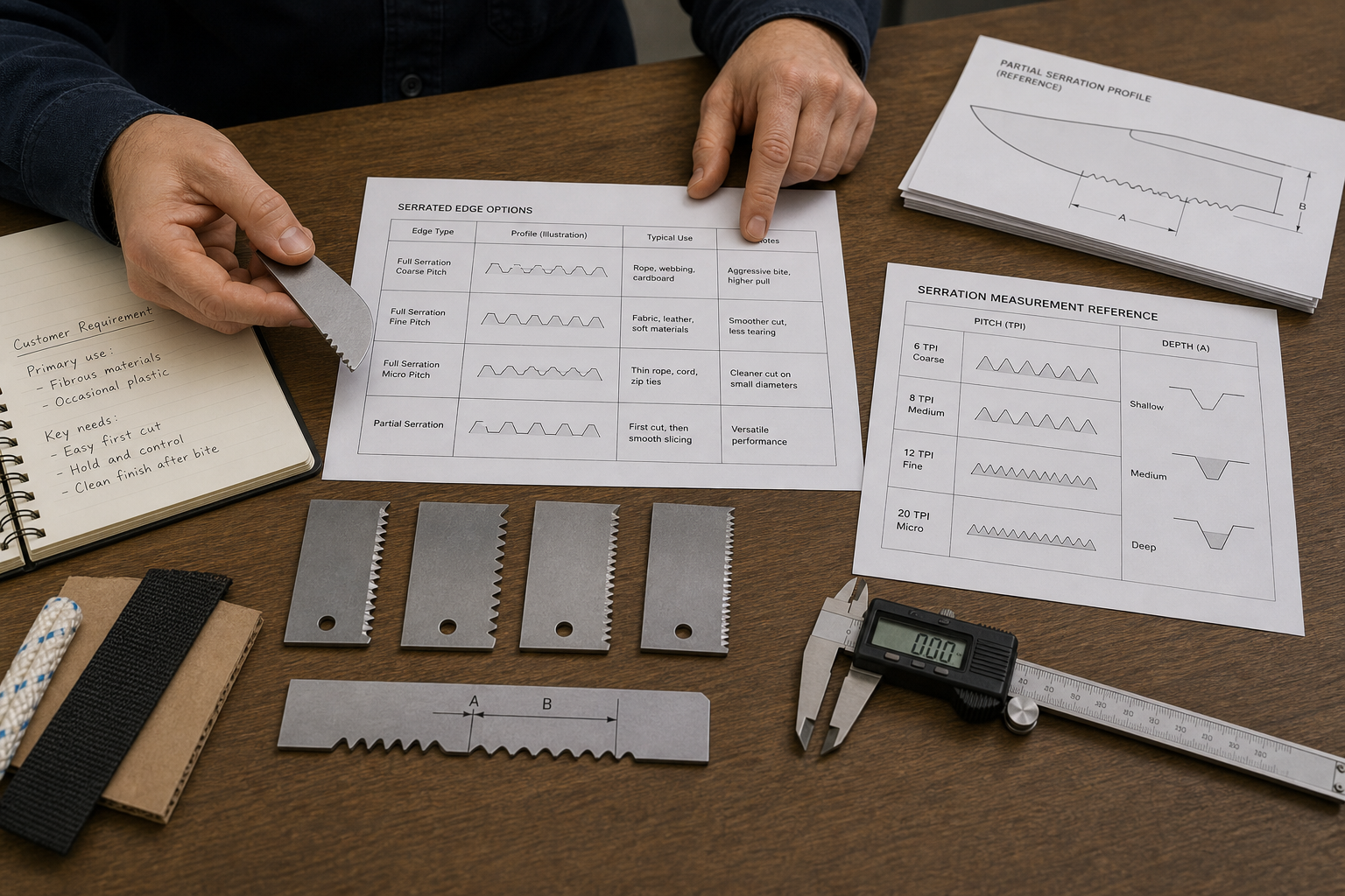 serrated and partially serrated knife edge planning serrated and partially serrated knife edge planning