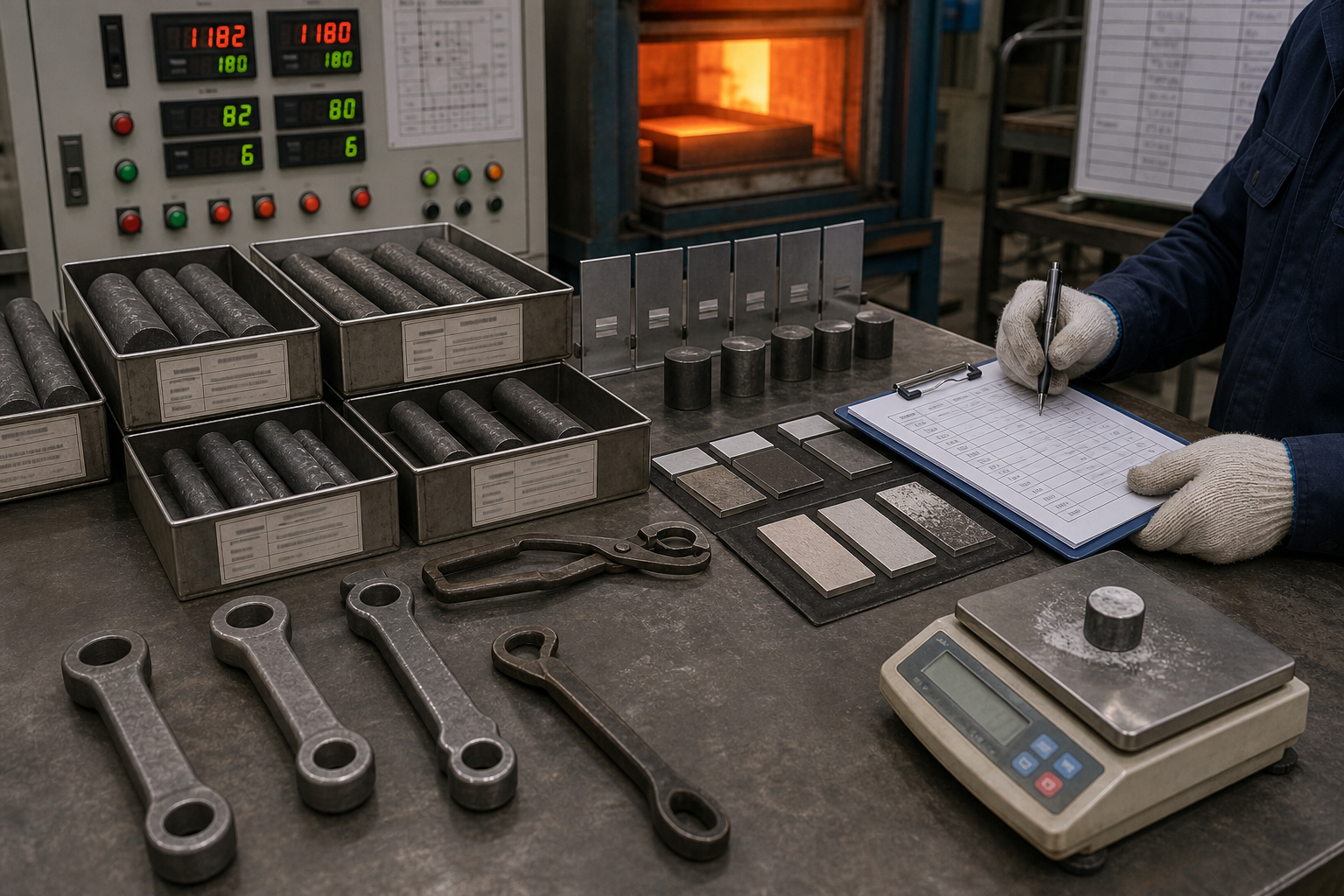 knife forging steel heating control knife forging steel heating control