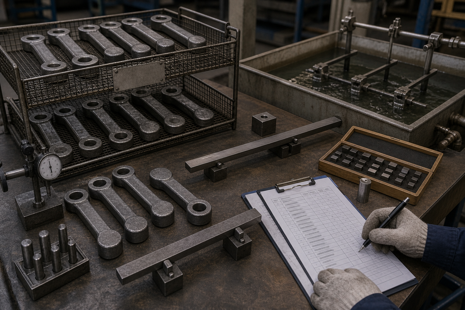 knife post forging heat treatment control knife post forging heat treatment control