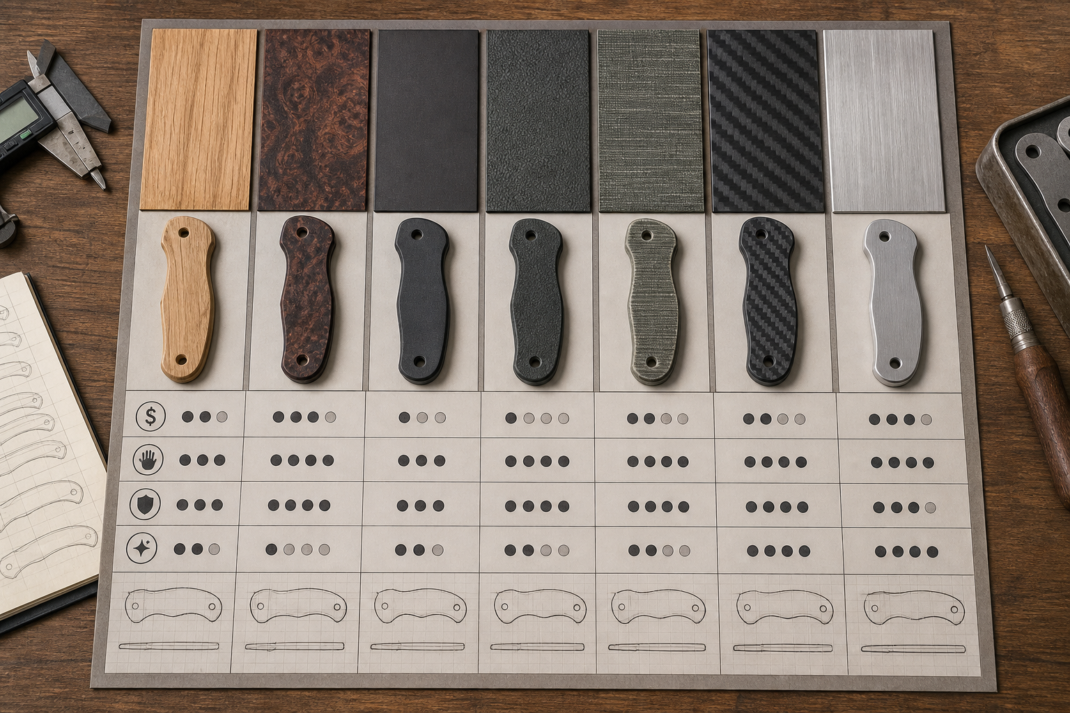 common knife handle material families common knife handle material families