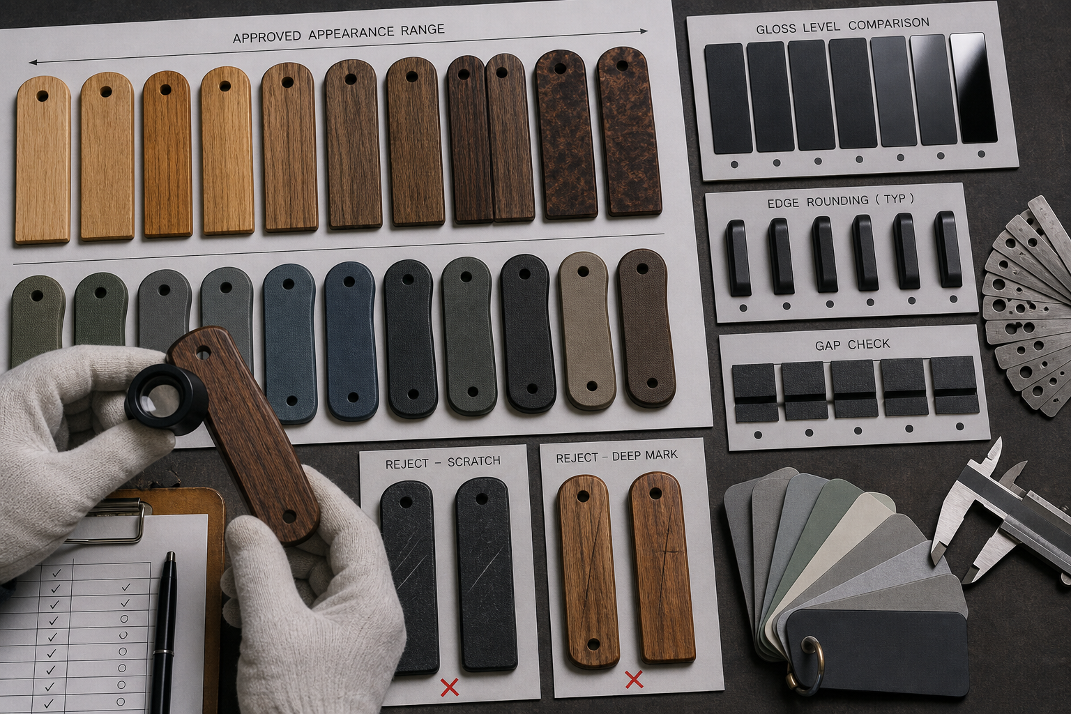 knife handle appearance finish consistency knife handle appearance finish consistency
