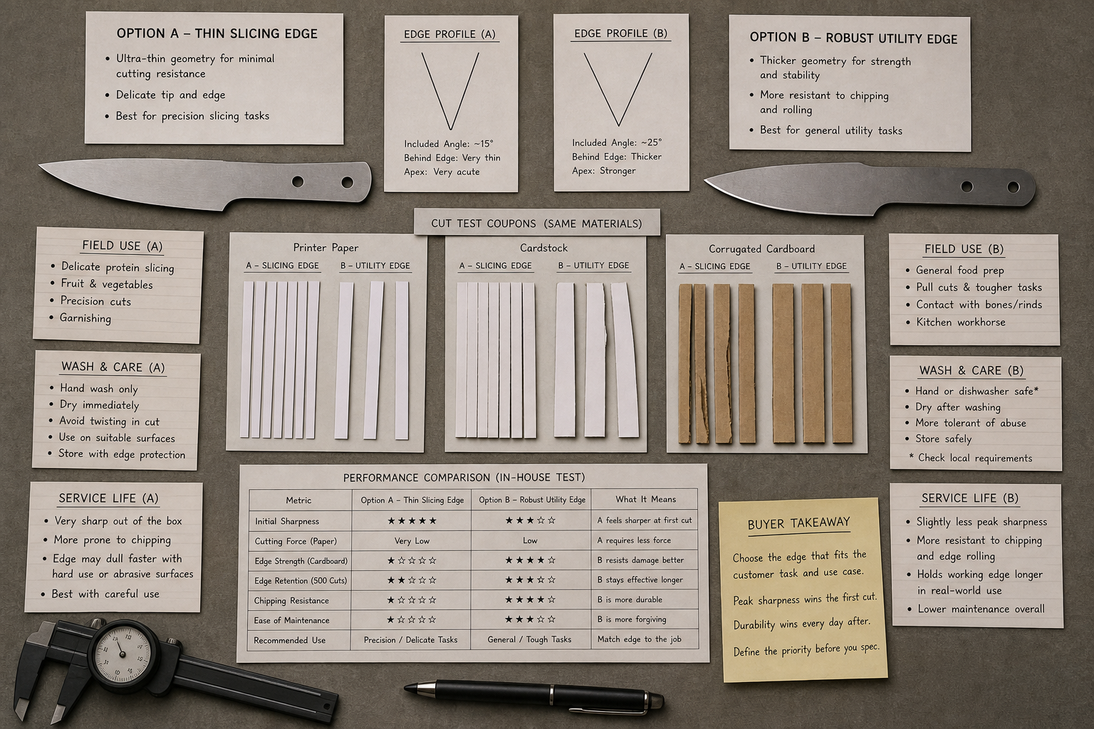 knife edge durability versus sharpness knife edge durability versus sharpness