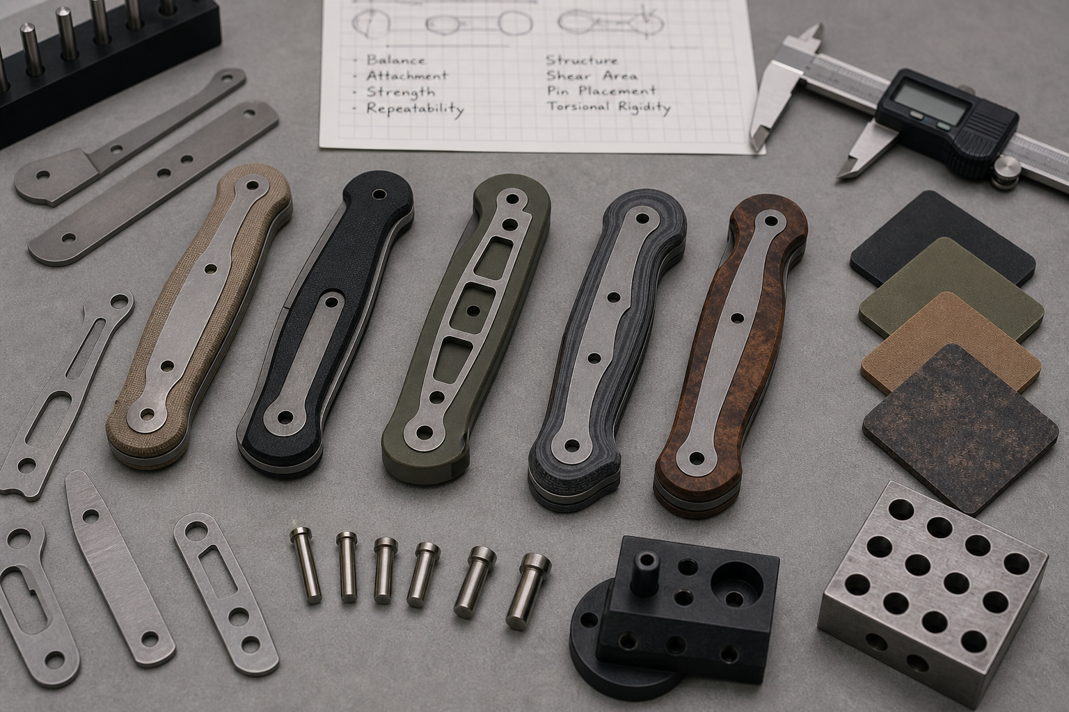 knife tang type basic structure knife tang type basic structure