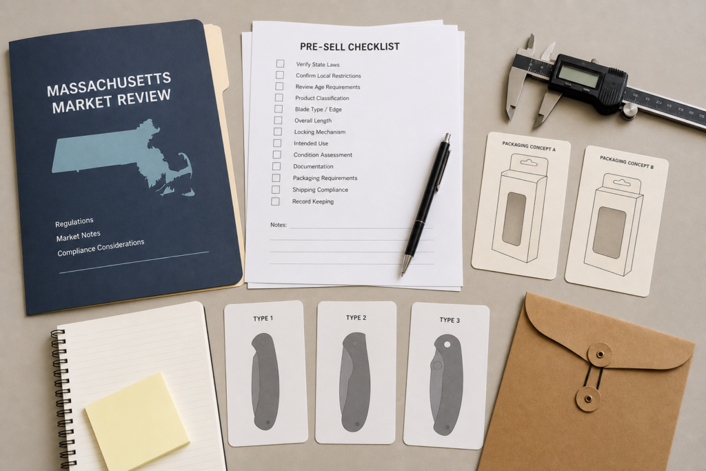 What Should Buyers Check Before Selling Pocket Knives in Massachusetts? product planning image