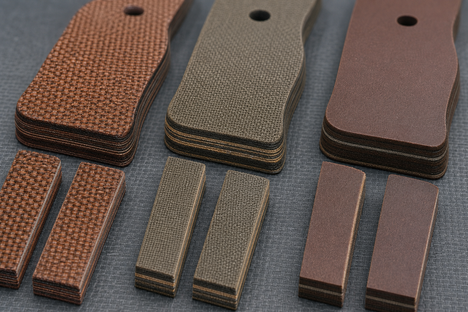 canvas linen paper Micarta handle comparison canvas linen paper Micarta handle comparison