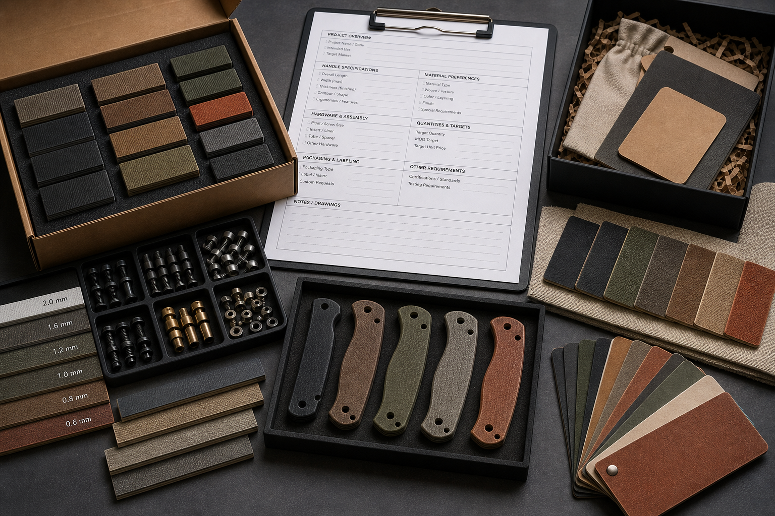 Micarta handle RFQ preparation Micarta handle RFQ preparation