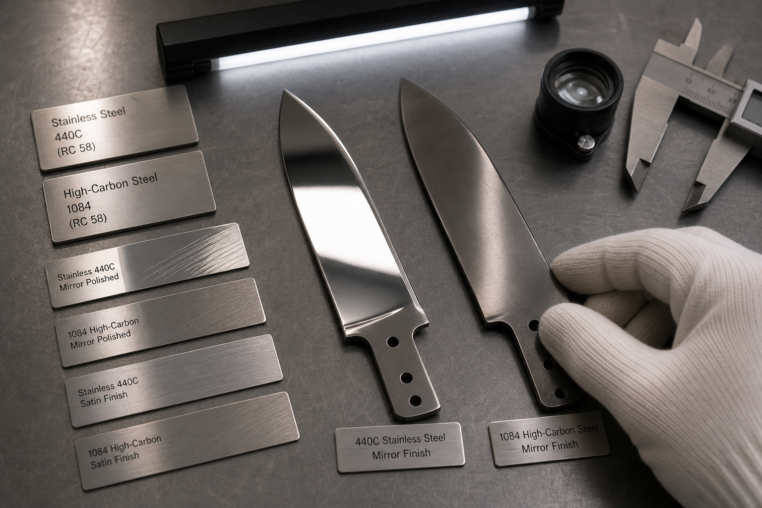 steel choice and mirror finish results steel choice and mirror finish results