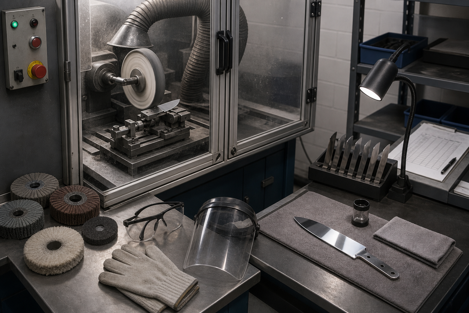 mirror polishing safety and process control mirror polishing safety and process control
