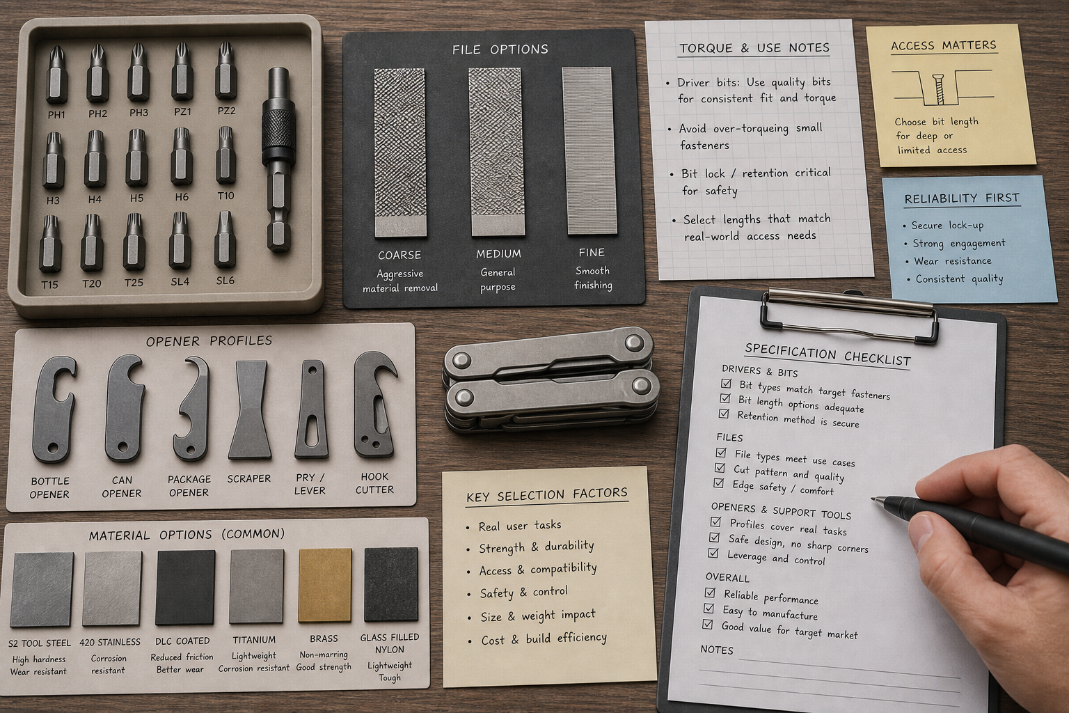 multi-tool drivers bits files openers multi-tool drivers bits files openers