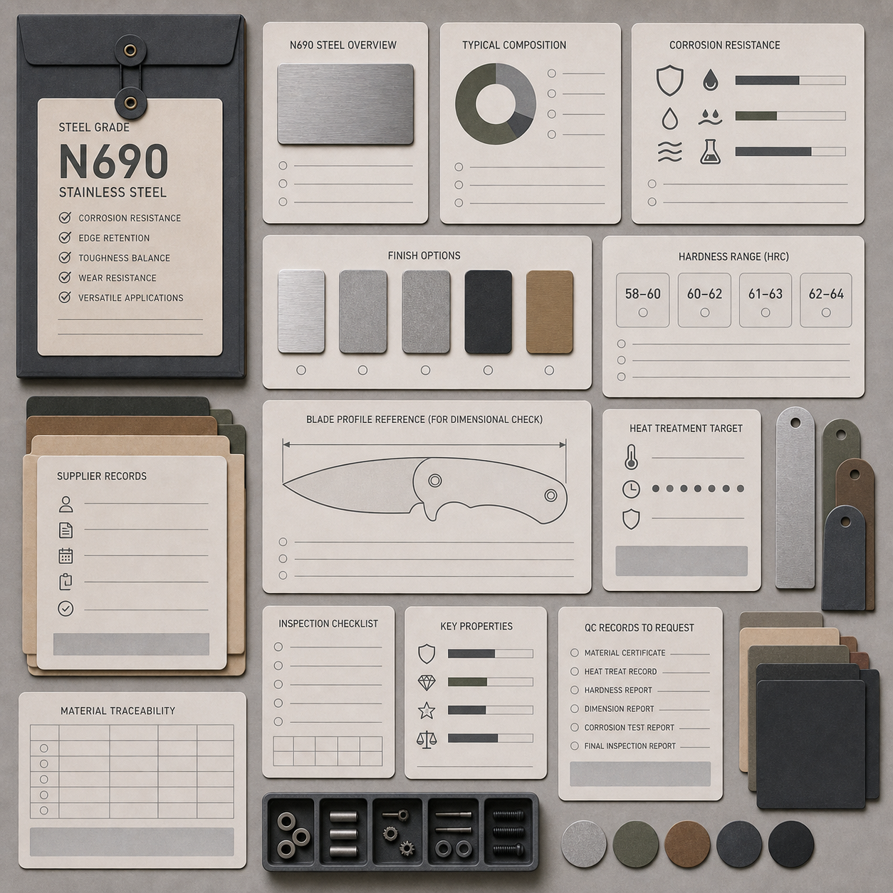 N690 steel sourcing review