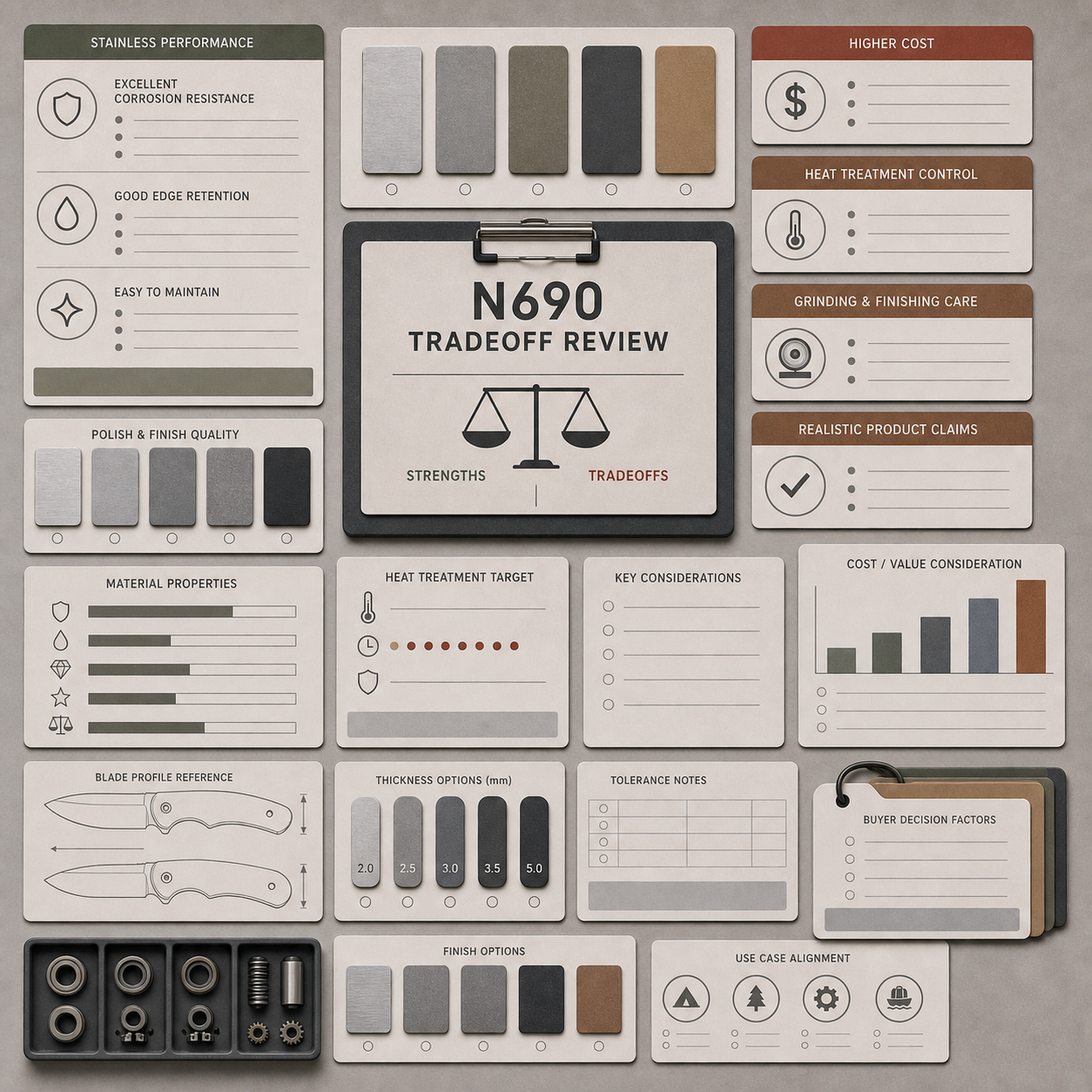 N690 steel tradeoff review