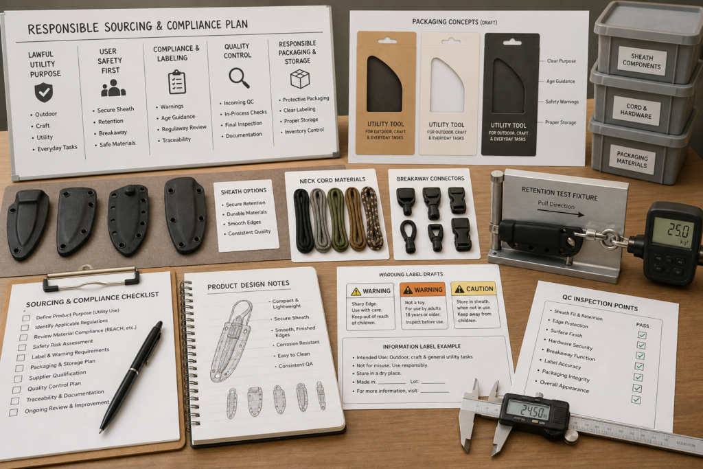 How Should Buyers Source Neck Knife Products Without Creating Safety or Compliance Risk buyer guide visual