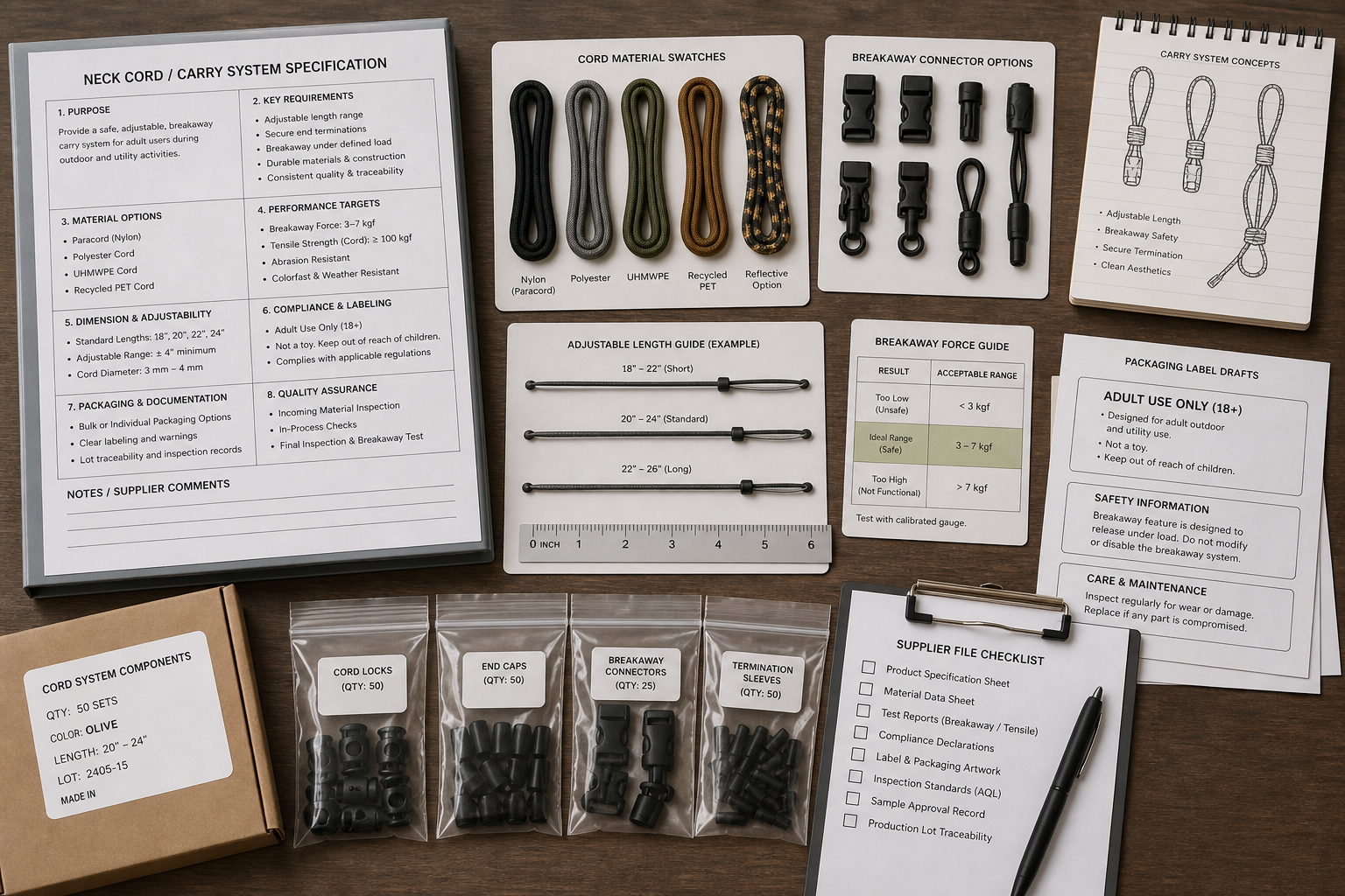 neck knife cord system review