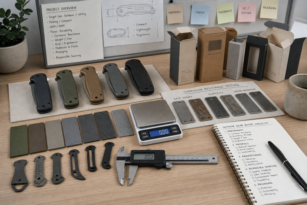 How Should Buyers Evaluate Features of an Outdoor Folding Knife for OEM/ODM Projects buyer guide visual