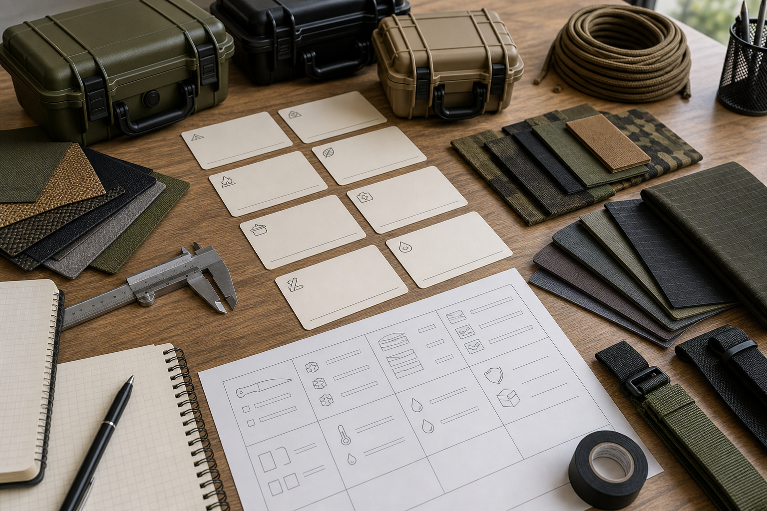 outdoor knife skills product requirements