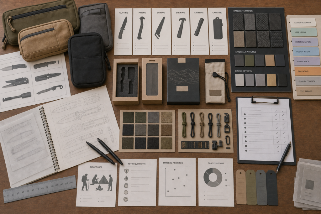 How Should Buyers Select Outdoor Survival Tools For OEM/ODM Product Lines? product planning image