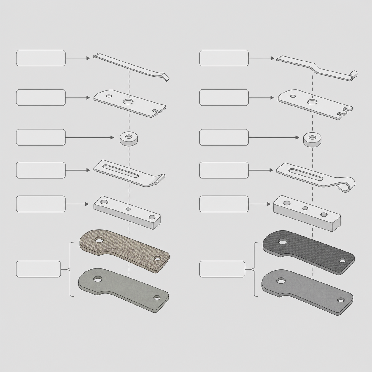penknife pocket knife structure comparison