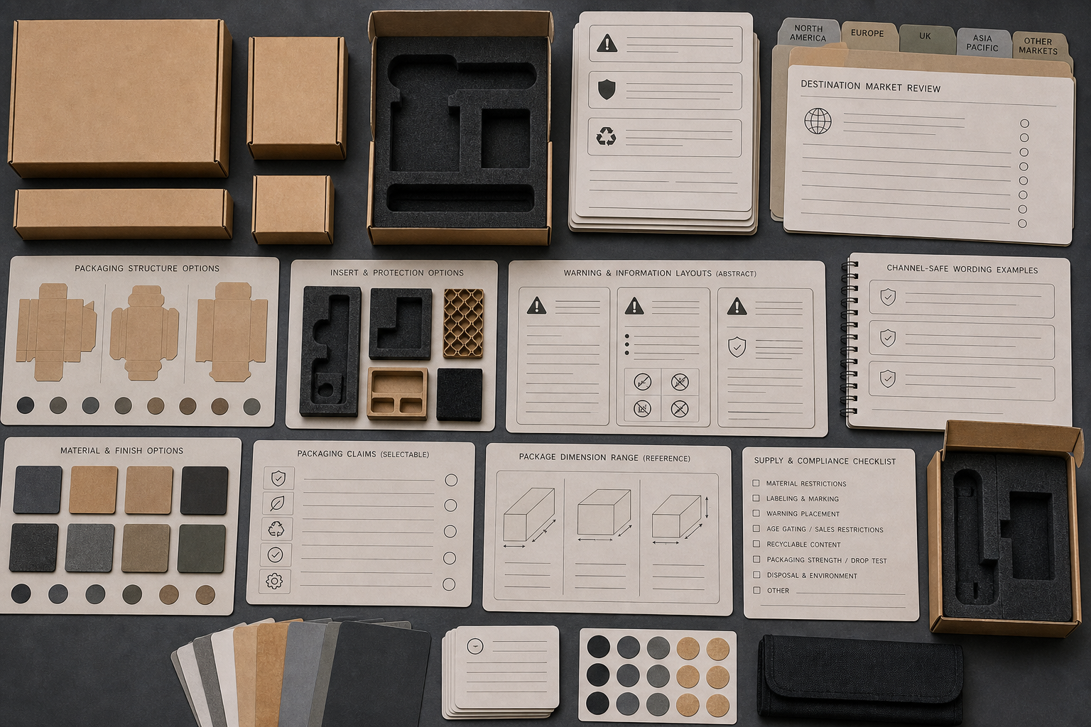 specialty knife packaging and positioning specialty knife packaging and positioning