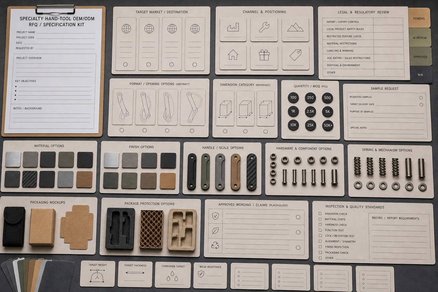 pikal style knife RFQ preparation pikal style knife RFQ preparation