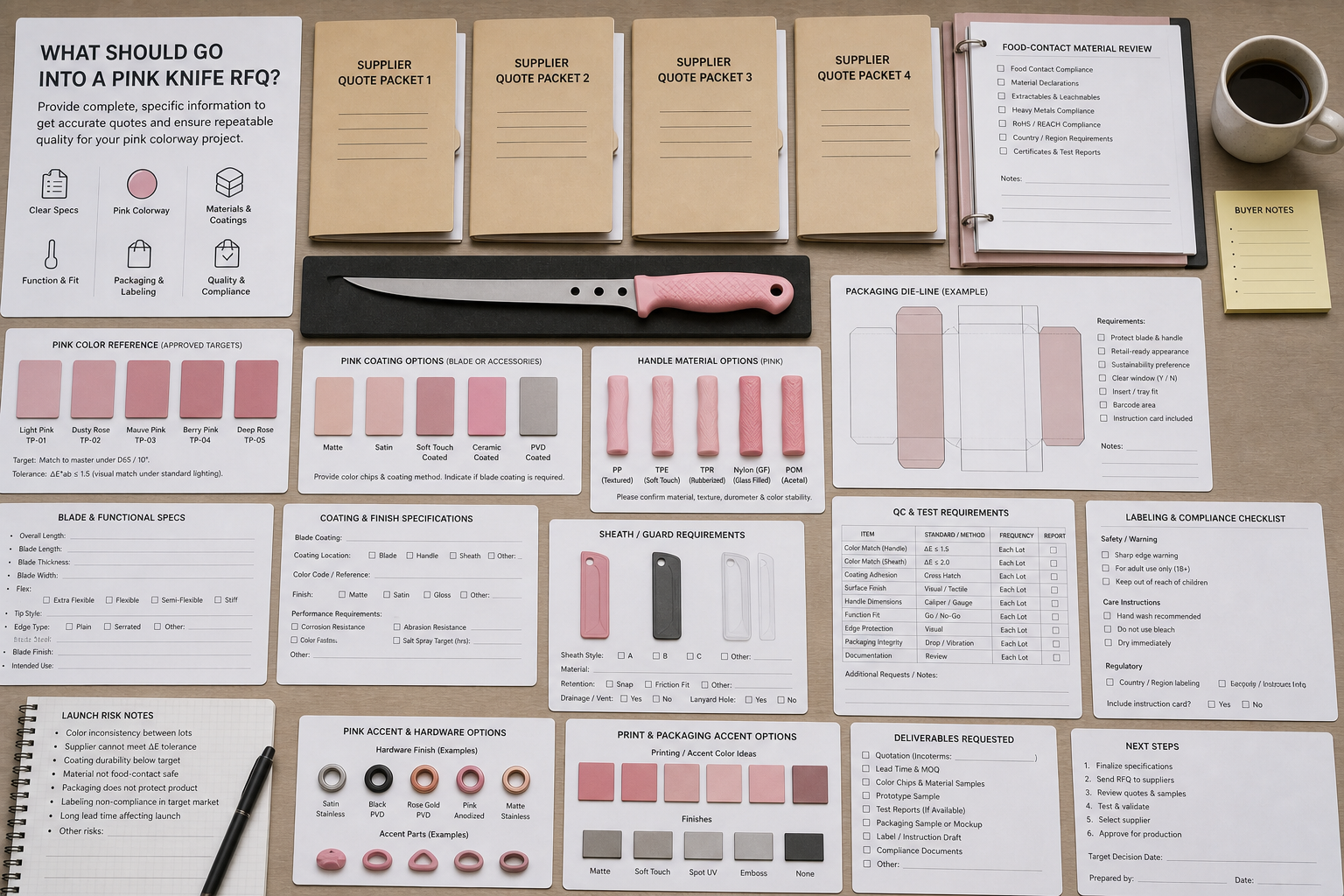 pink knife RFQ checklist pink knife RFQ checklist