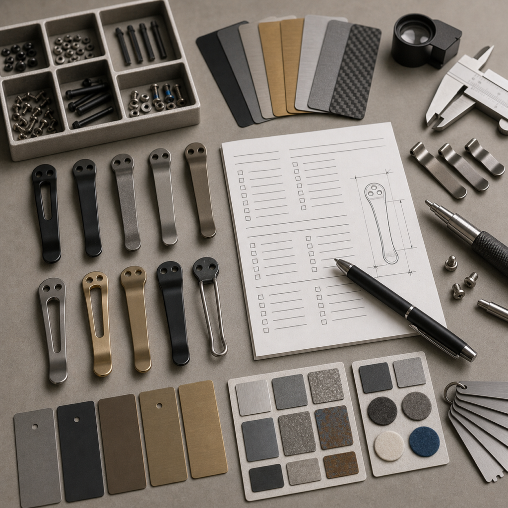 How Should Buyers Choose a Pocket Clip for OEM/ODM Knife Projects? product planning image