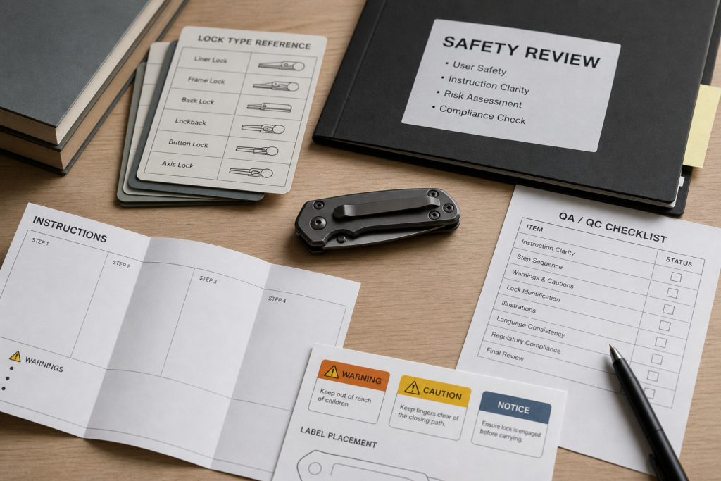 How Should Buyers Write Safe Pocket Knife Closing Instructions buyer guide visual