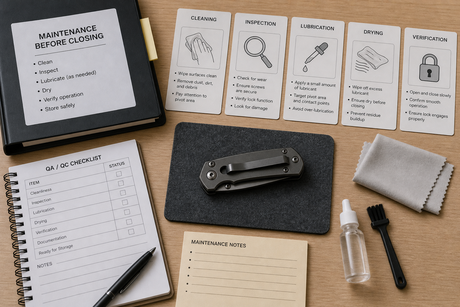pocket knife closing maintenance check pocket knife closing maintenance check