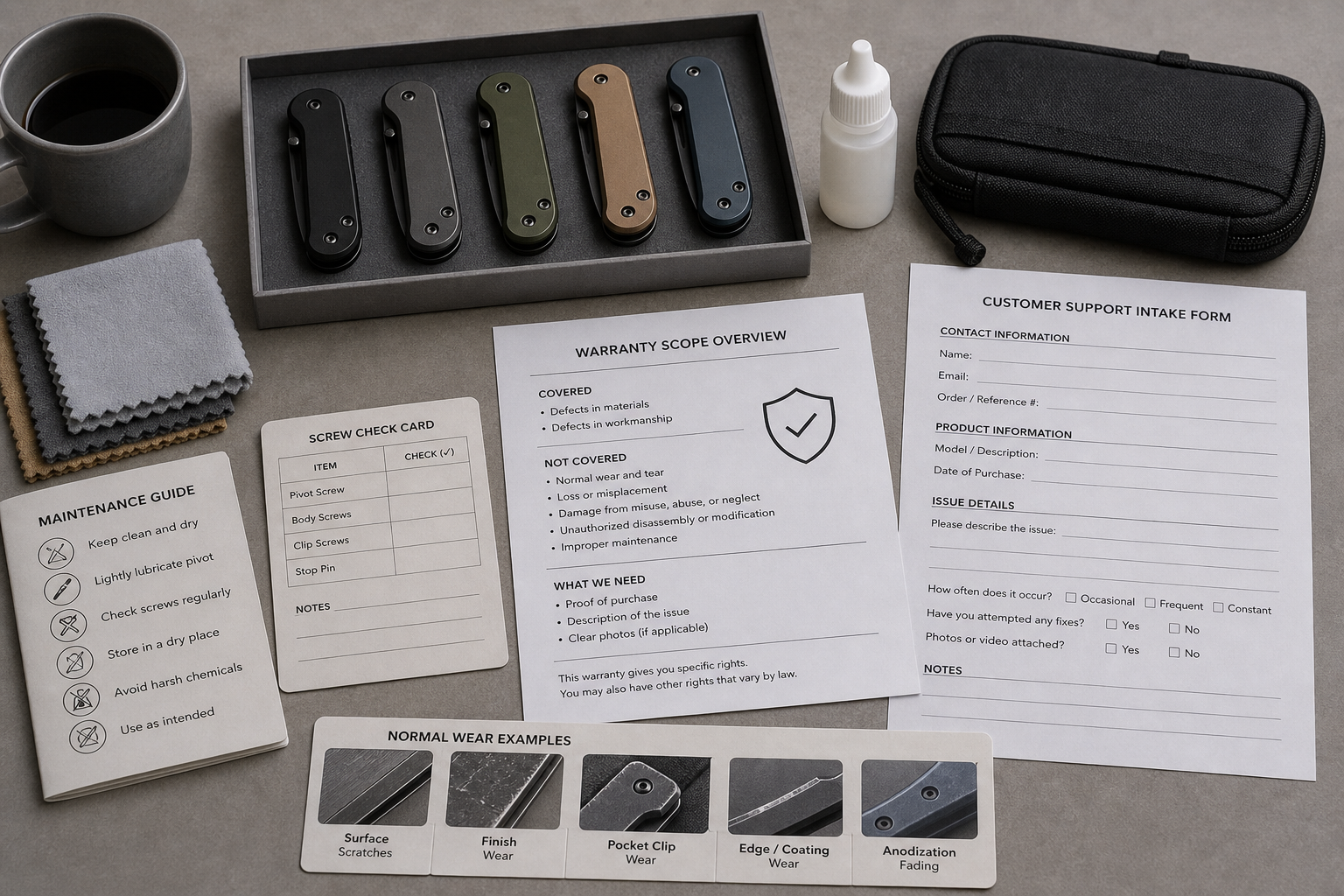 pocket knife maintenance warranty FAQ pocket knife maintenance warranty FAQ